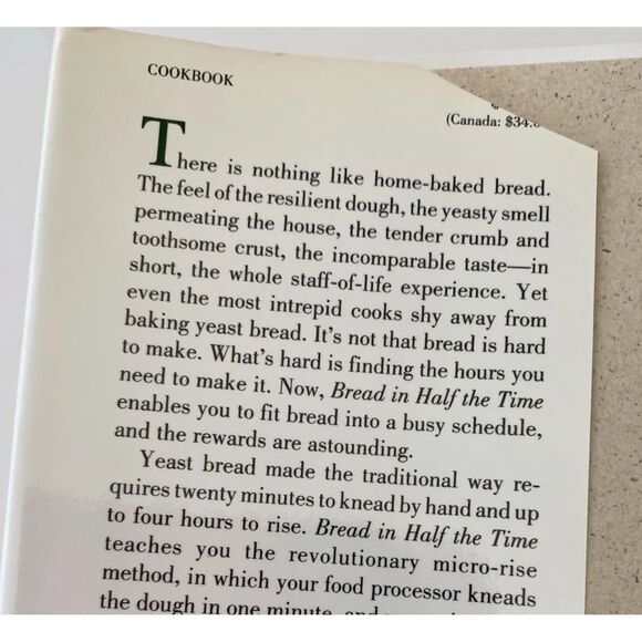 Bread In Half The Time: Use Your Microwave & Food Processer- hardcover - Picture 5 of 16